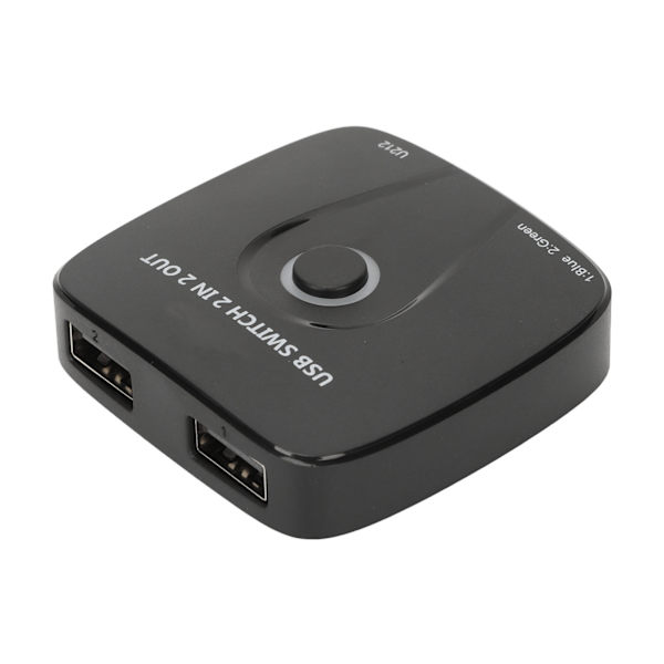 2 ind 2 ud USB-switch, driverfri, problemfri switch USB 2.0 periferisk switcher-boks-hub til computere, smart-tv'er, tastatur