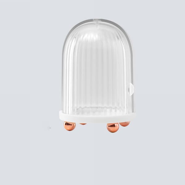 Makeup Svampeholder Tørring Opbevaring Beauty Egg Tørring Etui Opbevaring Makeup Æg Opbevaringsboks Hvid