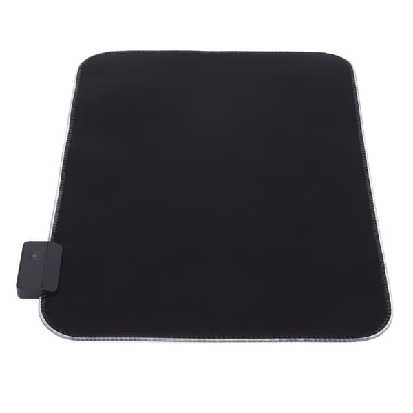 Musematte Gaming RGB Bakgrunnsbelysning LED Tastaturmatte Blank Vanntett Datatilbehør