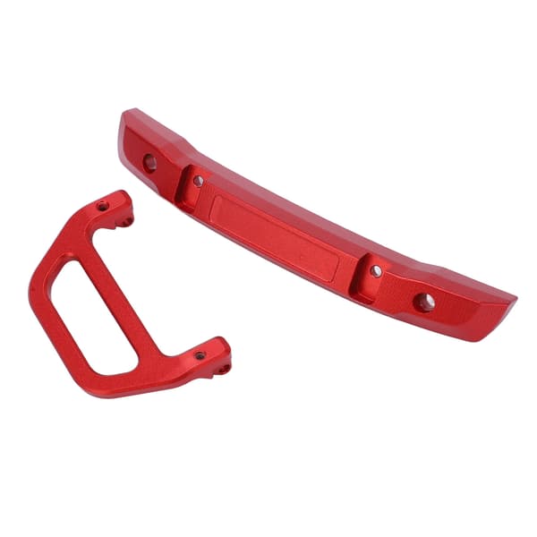 Frontkofanger i aluminiumslegering med U-formet krog til RC-biler, erstatningstilbehør til AXIAL 1/24 SCX24 Rød