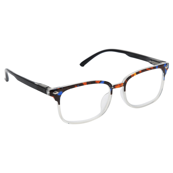 Leopard Print Frame Vanhusten lukulasit Teräväpiirtolukulasit Silmälasit (+225)