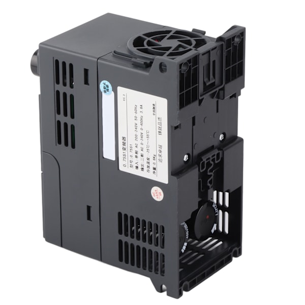 Frekvensomriktare 1 till 3-fas vektoromvandlare växelriktare 220-240V Ingång 0-240V Utgång 0,75kw 4A