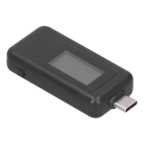 Typ C USB Tester 4-30V Spänningsmätare Timing Amperemeter Strömdetektor LCD Digital Monitor
