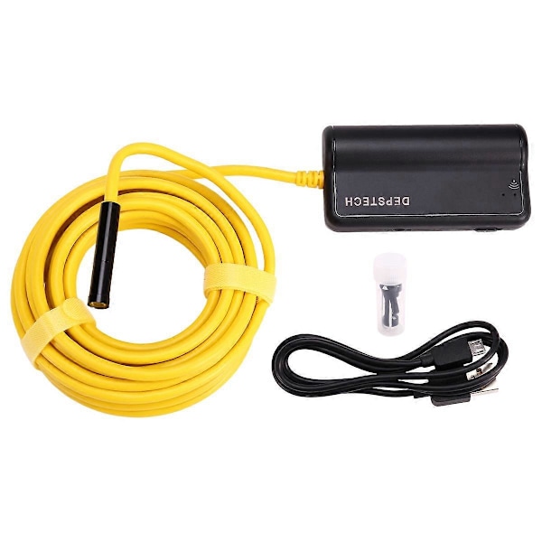 Endoskopkamera med dobbel linse 1080P Inspeksjonskamera 6 LED Zoom