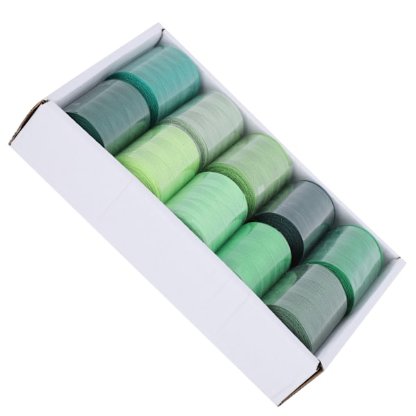 10 rullaa ompelulankaa Set Koti Pagoda Langat DIY Tarvikkeet 300 Jaardia 402Vihreä