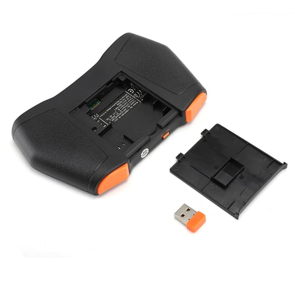 I8plus 2.4G Mini trådlöst QWERTY-tangentbord Multi Point Touchpad 3 DPI Handhållet tangentbord