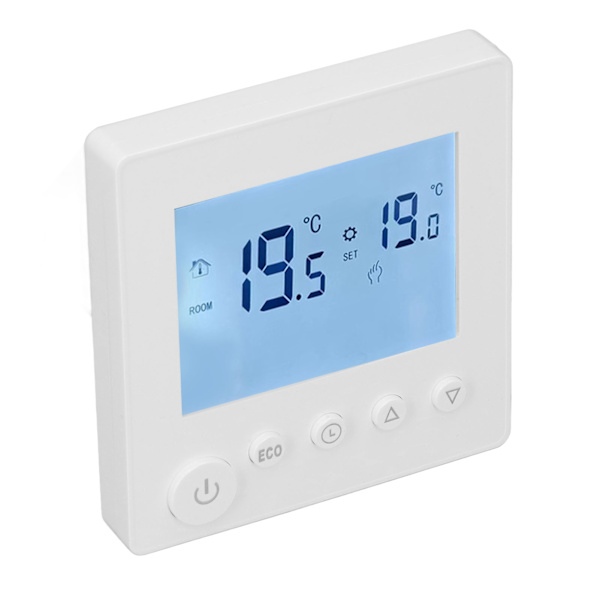 3A Vandvarmer Termostat med LCD ABS Intelligent Temperaturstyring til Hjem 95‑240V