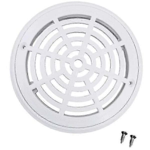 Pooltilbehør Hovedafløb Sp-1030 Rundt afløb Pooltilbehør (hvid) (1 stk) White