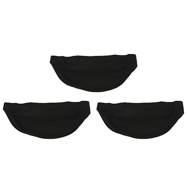3 stk Dome Parykkhette Pustende Myk Stretchable Nylon Fast Feste Parykk Laging Cap for Cosplay