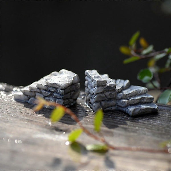 2 stk., 2 stilarter Miniature Trapper Havearbejde Eventyrhave Miniature Tilbehør Mikro Landskabsdekoration