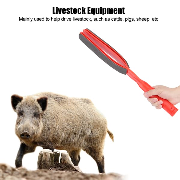 50,5 cm handhållen grisdrivare, boskapsdrivare, säkerhetsdrivare, lantbruksutrustning