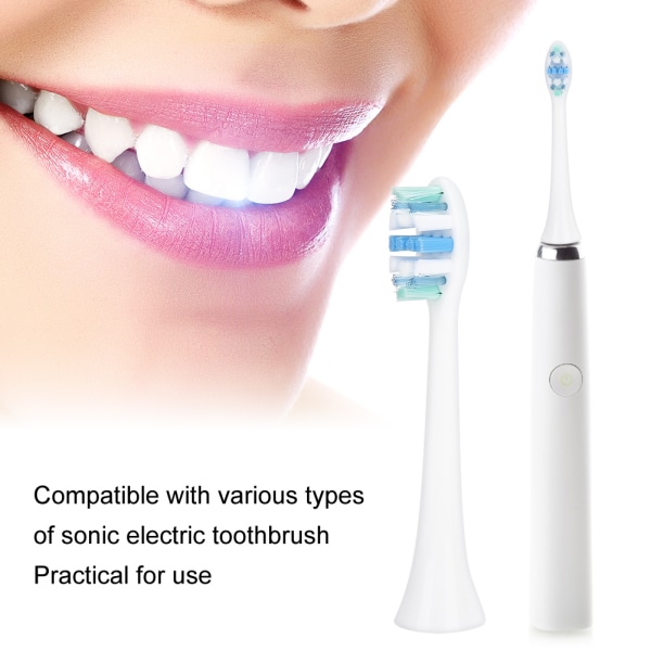 Rengøring af elektrisk tandbørstehoved Sonic-tandbørsteudskiftningshoved, tilbehør B B