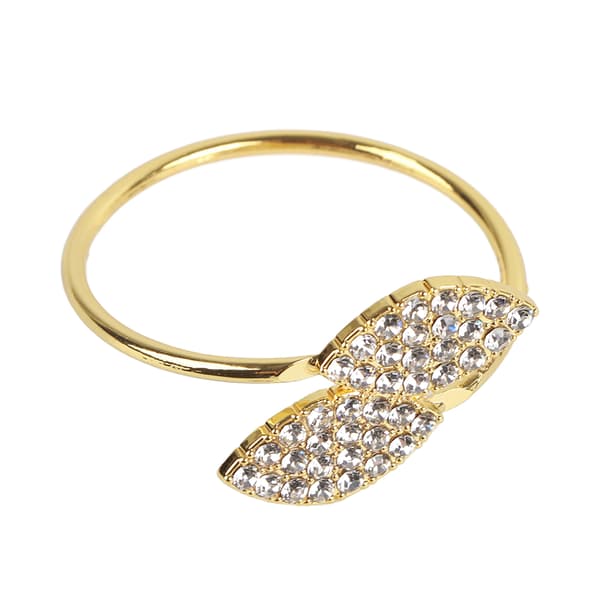12 stk. Rhinestone Servietring Sæt Håndlavet Spændeholder Bryllupsmiddagsdekoration