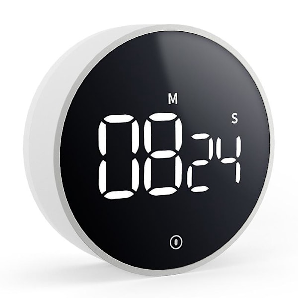 Magnetisk Digital Køkken Timer - Stor LED-Skærm, Justerbar Lydstyrke - Nem at Bruge til Madlavning, Seniorer og Børn