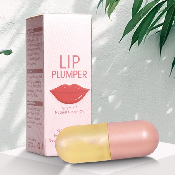 5,5 ml leppeforsterkende balsam for fyldigere lepper og hydrerte skjønnhetslepper