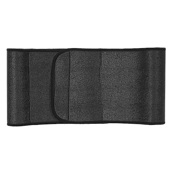 Hengittävä vyötäröleikkurin kääre Säädettävä vatsa waist trainer vyötärötukinauha musta