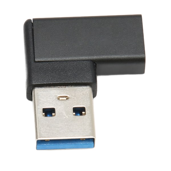 Oikeakulmainen USB - USB C -sovitin 90 asteen Plug and Play USB 3.0 A - USB C -sovitin kannettaville tietokoneille Puhelin PC