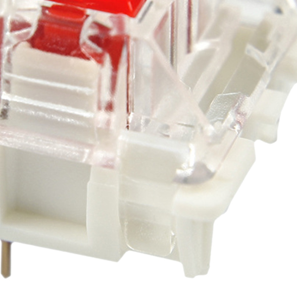 35 kpl SMD RGB Switch DIY erittäin vakaa, läpinäkyvä mekaaninen näppäimistökytkin aloittelijoille, punainen kytkin