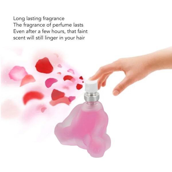 Bear Shape Parfume Bærbar Letvægts Sød tegneserie Holdbar Spray Parfume til Elever Præsenterer Pink