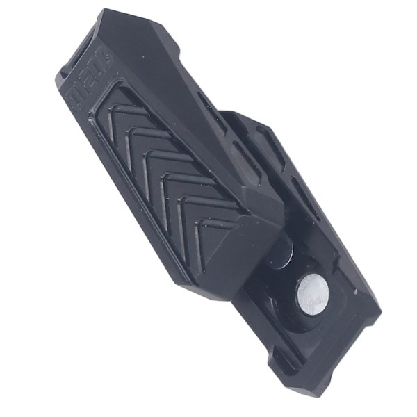Slider Fidget Legetøj Bærbart Kompakt Rustfrit Stål Ergonomisk Stress Relief Push Slider til Voksne Sort