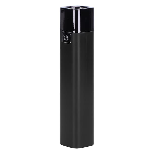 Mini-taskulamppu, tehokas valo, USB-sisääntulo ja -ulostulo, puhelimen lataus, LED-monitoimivalaisin (musta)