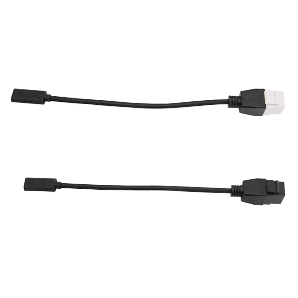 2 kpl USB C Keystone Jack Cable USB3.1 TYYPPI C naaras-naaras jatkosovitin seinälevyn liittimien kaapelille