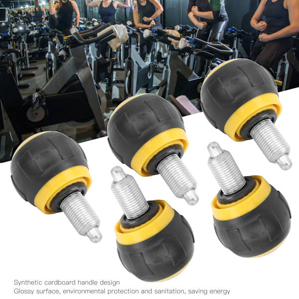 5kpl 50x45mm Fitness Pop Pull Pin Nupin vapautus synteettinen pahvi Kahva Harjoitusvaratarvike M16Musta ja keltainen