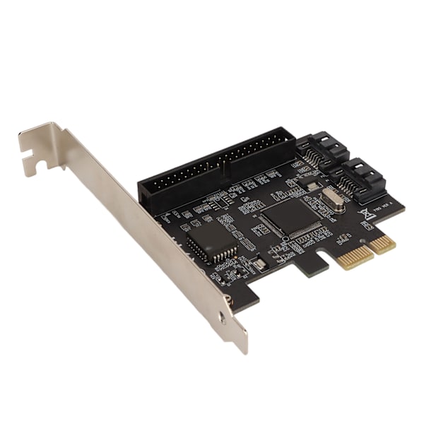 PCIe 2.0 SATA-kort 2 porte 40pin interface 6.0 Gbps 3.0 Gbps 1.5 Gbps SSD PCI E til SATA udvidelseskort til Win