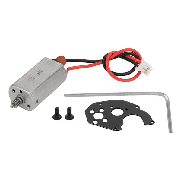 RC Motor Stabil Mycket Hållbar Premium Metall Låg Friktion Lågt Brus Hög Noggrannhet Utsökt SCX24 BorstmotorSvart