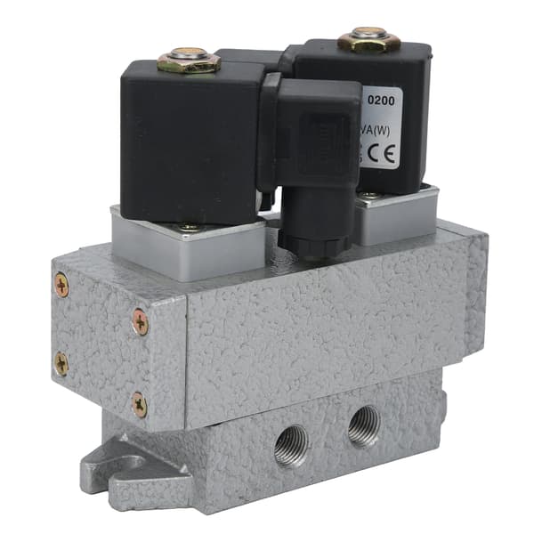 Elektrisk magnetventil G1/8in 2-posisjon 5-veis 2-kontroll retningsventil K25D2H-6DC12V