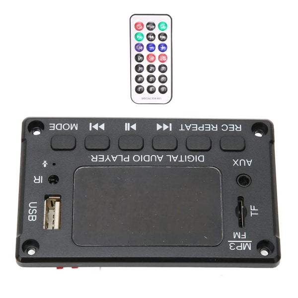 Bluetooth Decoding Board 2x40W Bluetooth MP3 Decoding Board Modul Understøtter Memory Card USB FM Radio