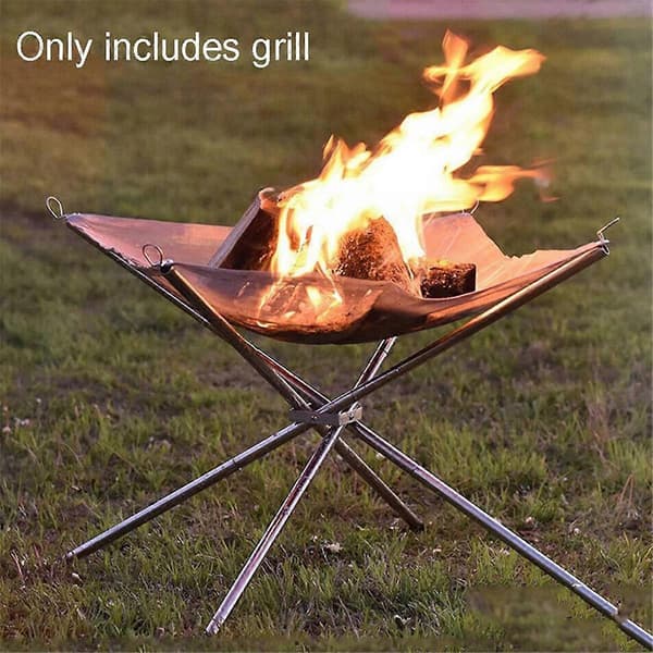 Bålrist for utendørs camping, brennerist, grillrist stor