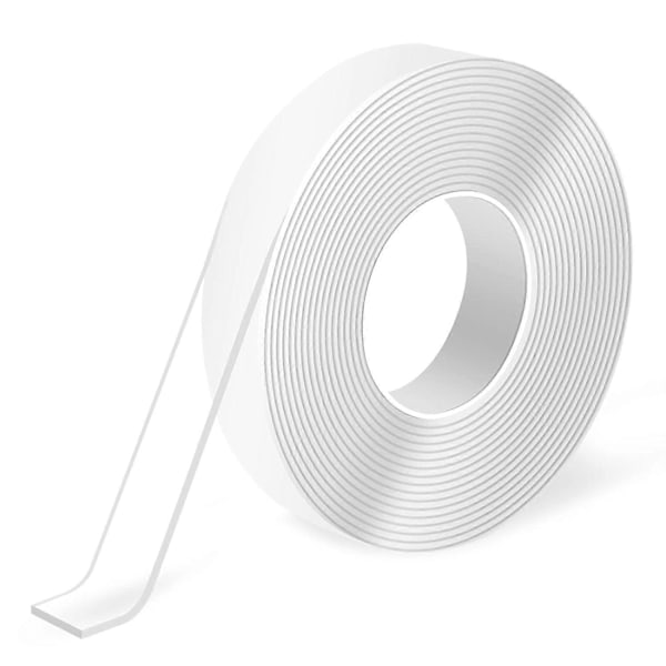 Sporløs Akryl Dobbeltsidet Selvklæbende Tape (2mm Tyk/20mm Bred x 3 Meter)
