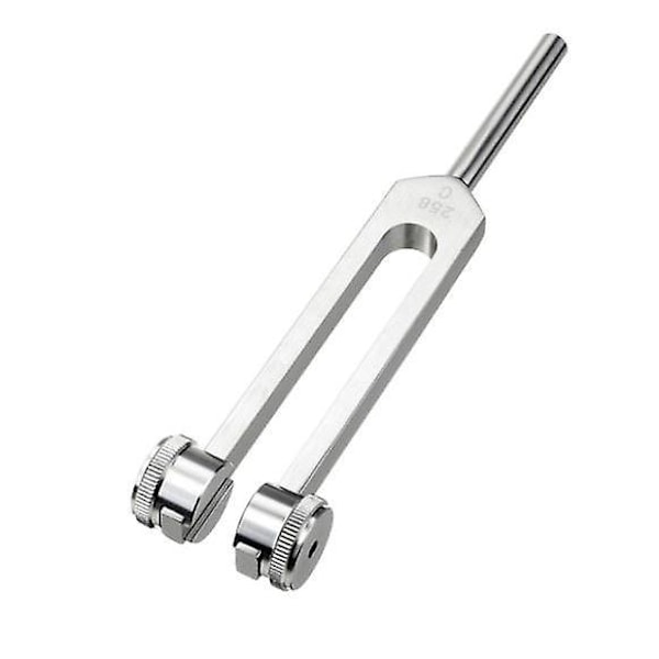 Silverstämd stämgaffel 128Hz 24,5cm Medicinsk örondiagnostisk set för exakta hörseltester