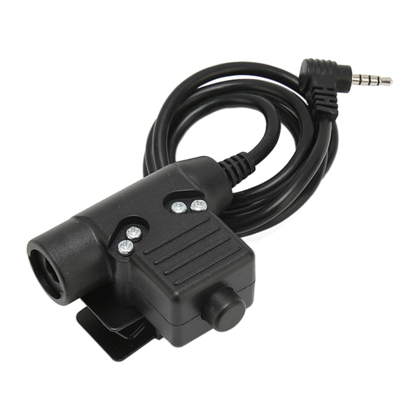 U94 PTT-kabelstikadapter Plug and Play-headset Push to Talk-adapterkabel til YAESU FT 60r VX 3r VX2R VX5r VX2r