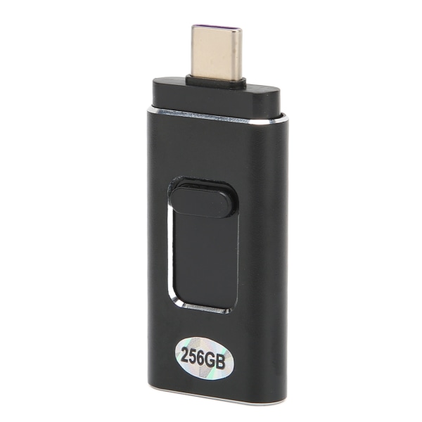 USB C-minnepinne USB C til USB A 2.0 256G Plug and Play høyhastighets USB C-minnepinne for telefonnettbrett