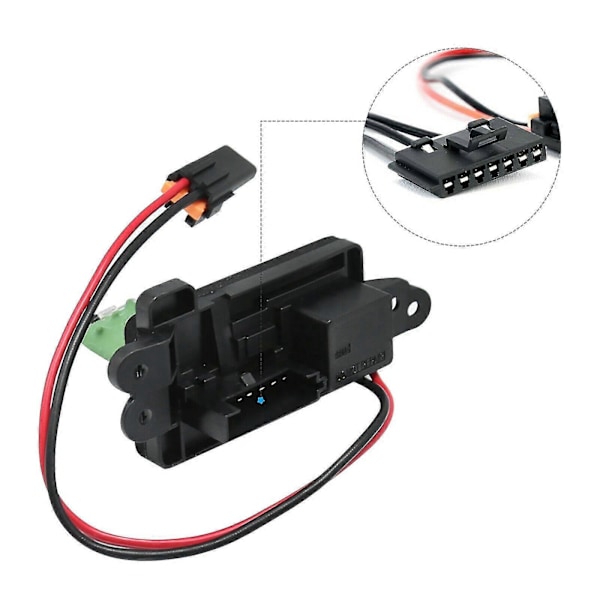 Hvac Blæsermotor Modstand Blæsermodstand kompatibel med 2002 - 2006 Trailblazer 89019100 15862656