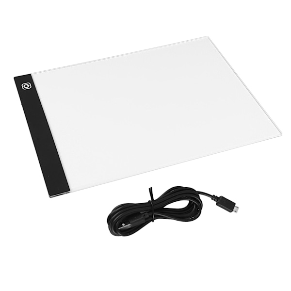A4 sporingslysboks Trinnløs dimming USB-strømforsyning Lysoverføringslysbord for maling Animasjonsskisser