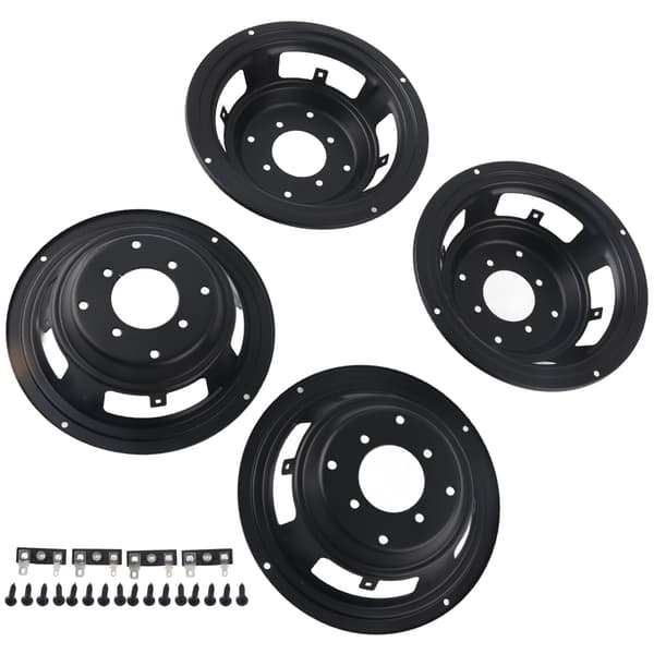 4st Högtalarbäckenstativ Järn DIY Reparation Subwoofer Ram Korg för 6,5 tums högtalare