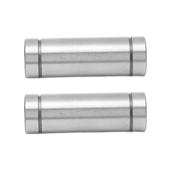 2PCS Cylinder Linear Motion Ball Bearing Nickel Plated Surface Linear Rail Guide Accessories för 3D-skrivare