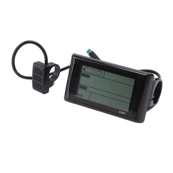 S900 Elektrisk Cykel LCD Display 24V 36V 48V Vandtæt Realtidsoptagelse til Scooter Elektrisk Cykel