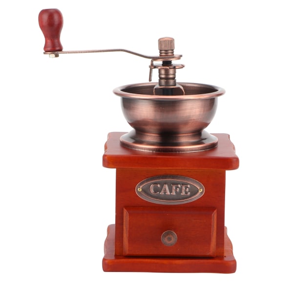 Mini vintage håndskruet kaffebønnemølle manuel kaffekværn til husholdningsbrug
