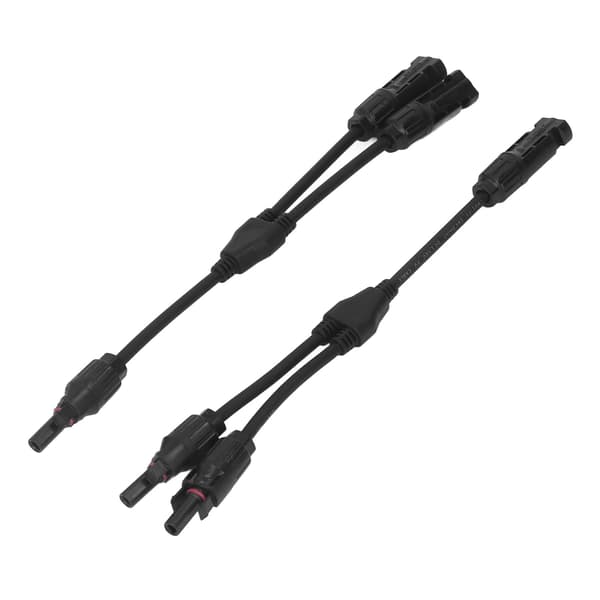 1 Par DC 1000V Solarkobling Y-gren Parallel Adapter Solcellepanel Kabelkobling