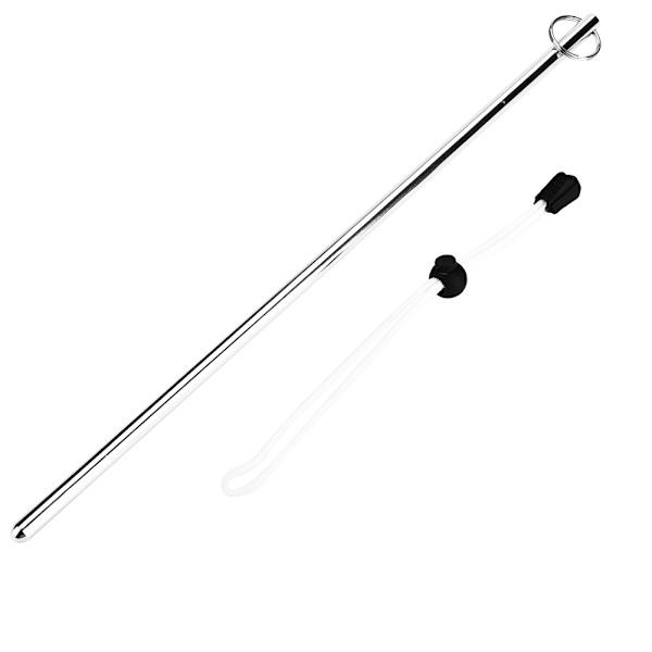 Aluminiumlegering Scuba Diving Støymaker Stick Rod Pointer med Fallskjerm Lanyard (Sølv)