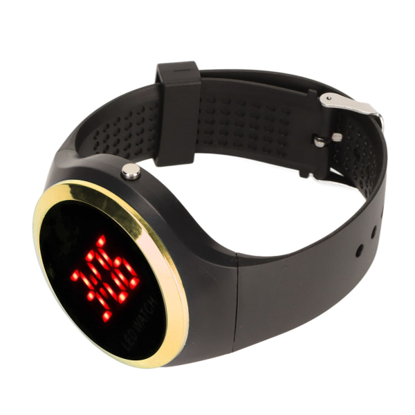 Barn Digital Watch Student Fasjonable Rød LED Outdoor Sports Watch Bursdagsgave til dagliglivet Gull