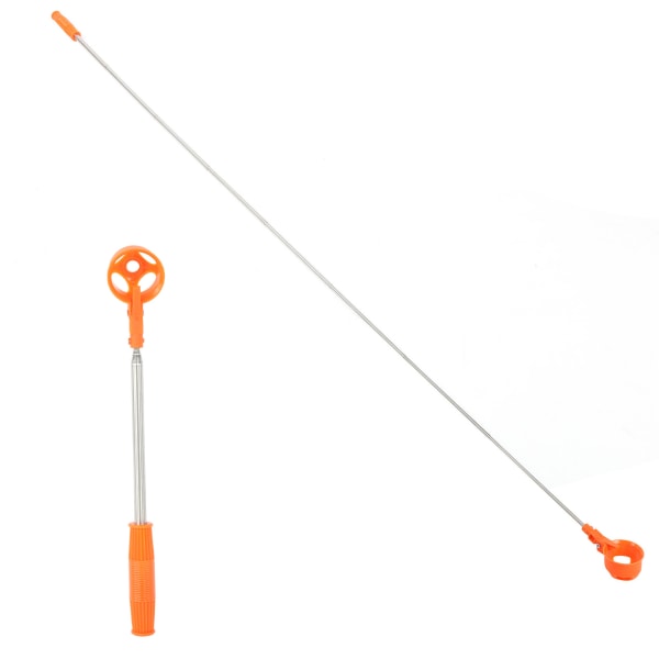 Golf 8-sektions antennebold retriever Strækbar bærbar pick-up sugeværktøj Orange rød