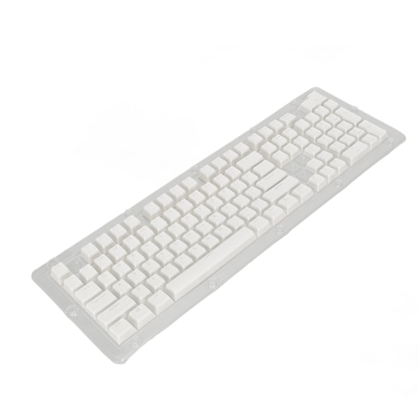 PBT Tangentbord Hög Låg Layout Dubbellager 2 Färg 108 Tangenter Mekaniska tangentbord för 61 87 104 108 Tangentbord Vit