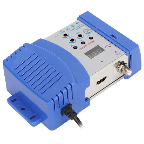 HDM68L RF-modulator bærbar Plug and Play HD Multimedia Interface til RF-modulator AC 90‑240V US-stik