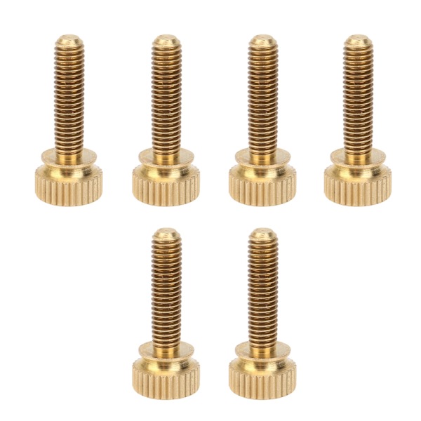 50 kpl litteät uurretut peukaloruuvit, pyöreä pää, puhdas kupari, luistamattomat teollisuustarvikkeet (M5 x 20 mm)