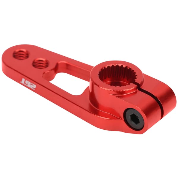 25T Styregeararm Servoarm Tilbehør Reservedel for 1/8 1/10 RC Bil Rød